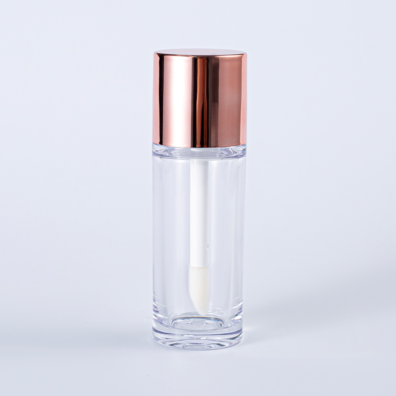  Rose Gold Lip Gloss Tube – Clear Tube & Metallic Cap