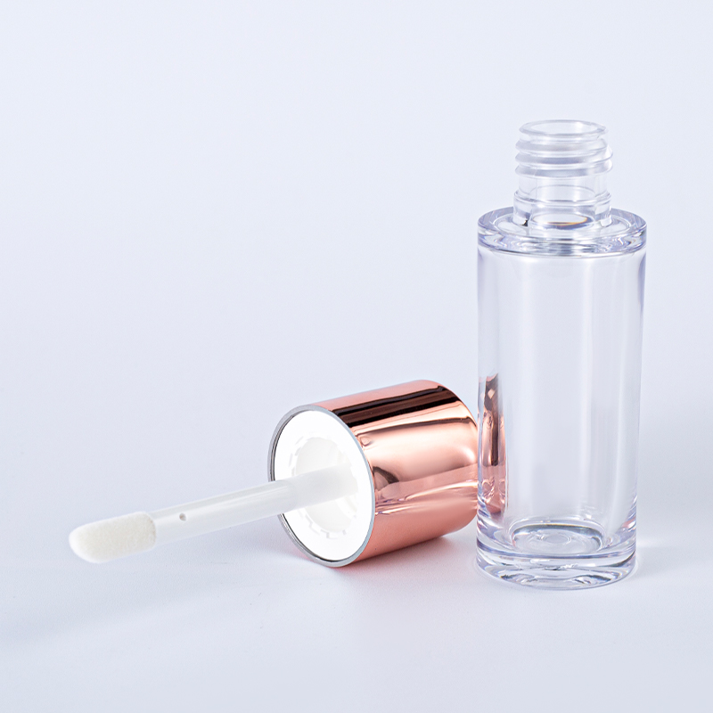  Rose Gold Lip Gloss Tube – Clear Tube & Metallic Cap