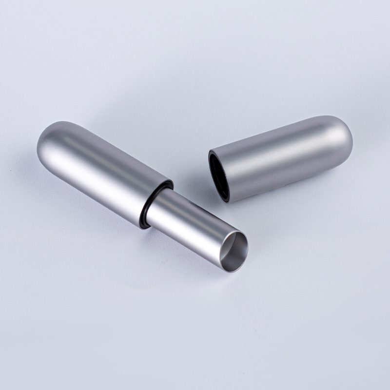 Minimalist Aluminum Lipstick Tubes