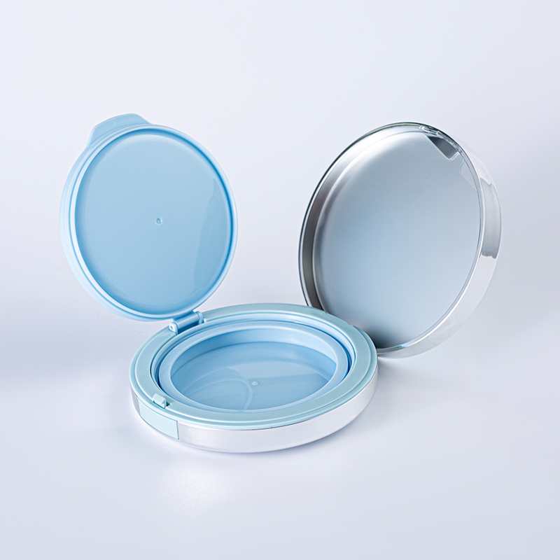 Water Ripple Lid Round Air Cushion Compact