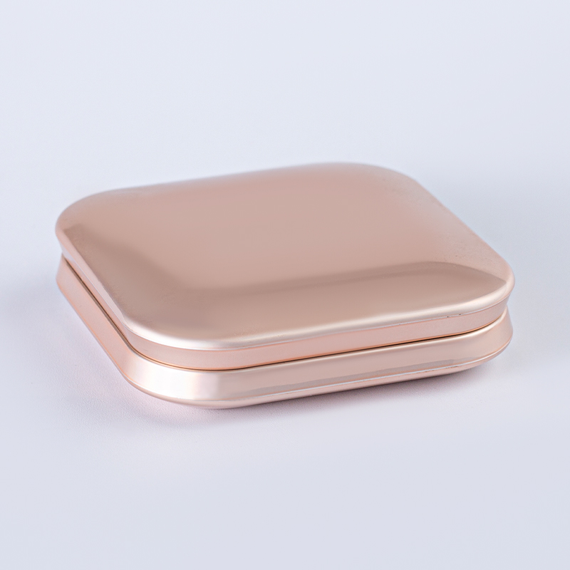 Rose Gold Square Powder Case