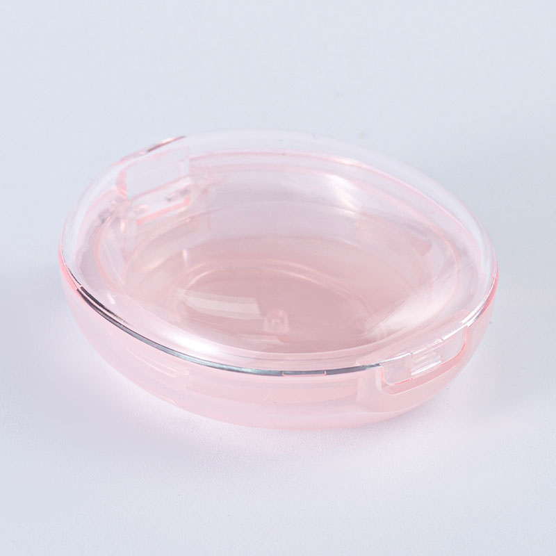 Cute Pink Compact Powder Case