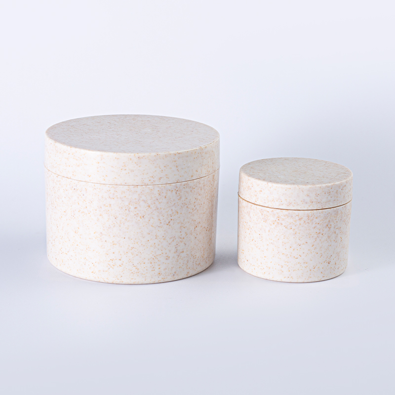 Natural Stone-Effect Cream Jar