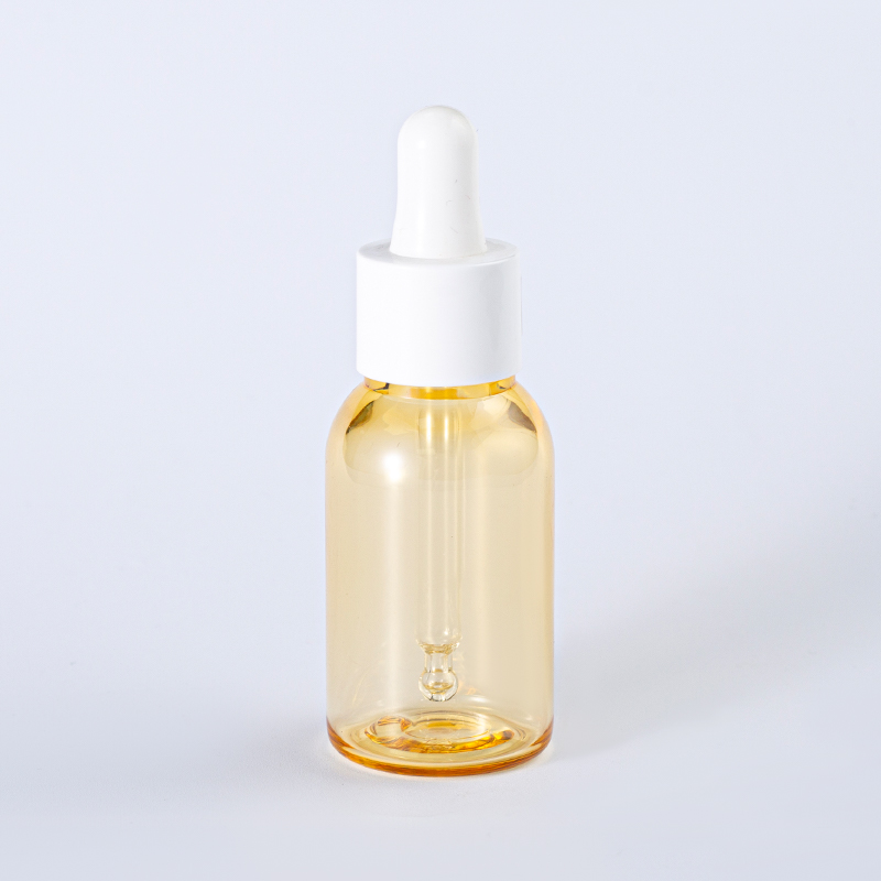 Sleek Cylindrical Glass Dropper Bottle