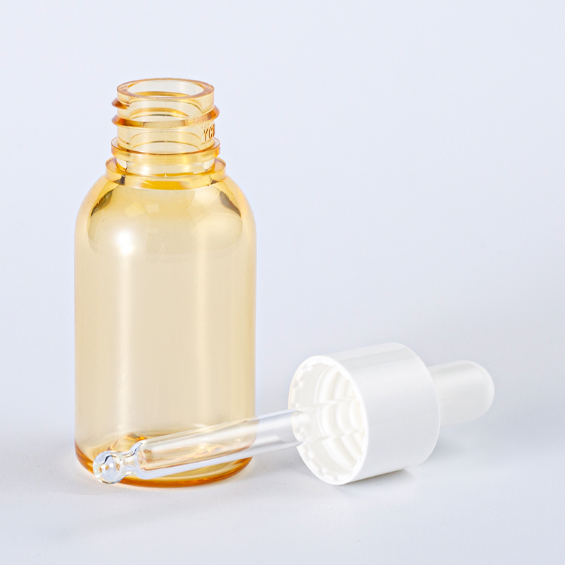 Sleek Cylindrical Glass Dropper Bottle