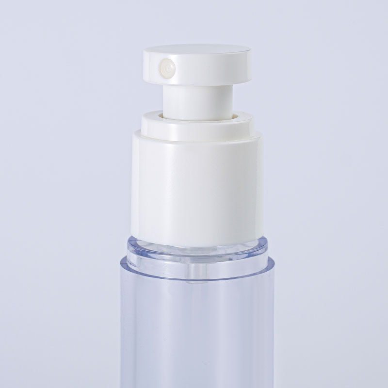 Sleek Cylindrical Press Pump Bottle