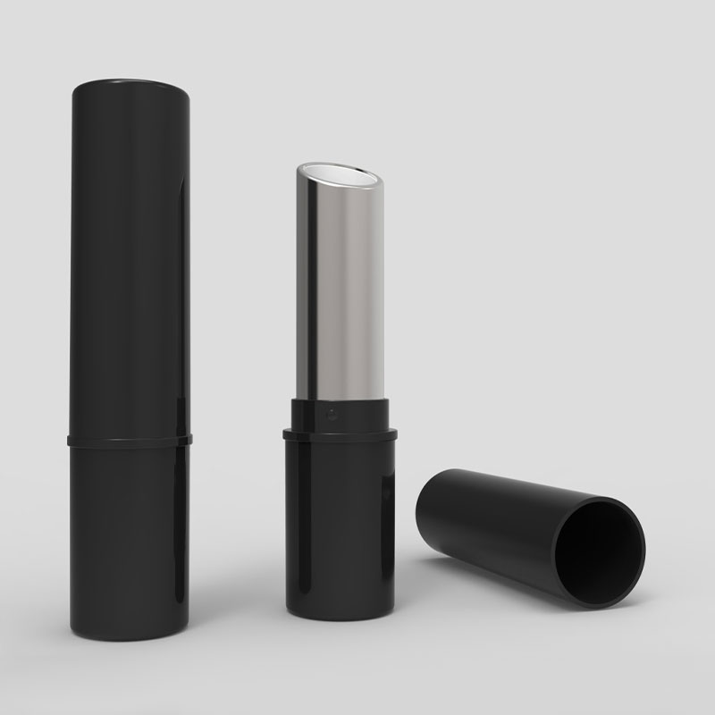 Slim Black Empty Lipstick Tube