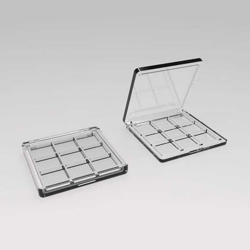 Square Transparent 9-Pan Eyeshadow Palette