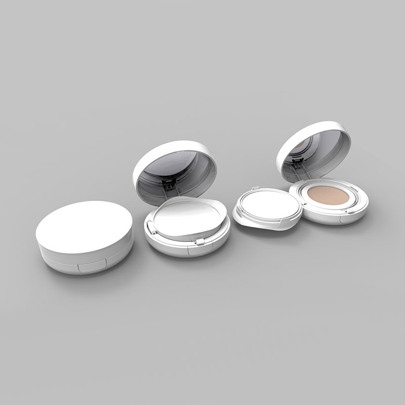 White Double-Layer Empty  Compact