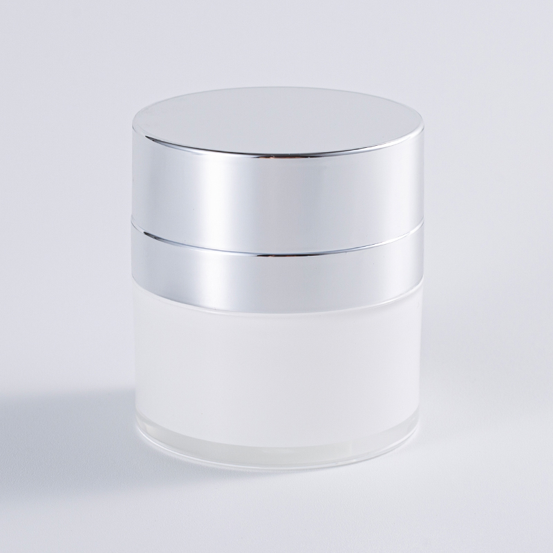 Matte White Airless Pump Bottle