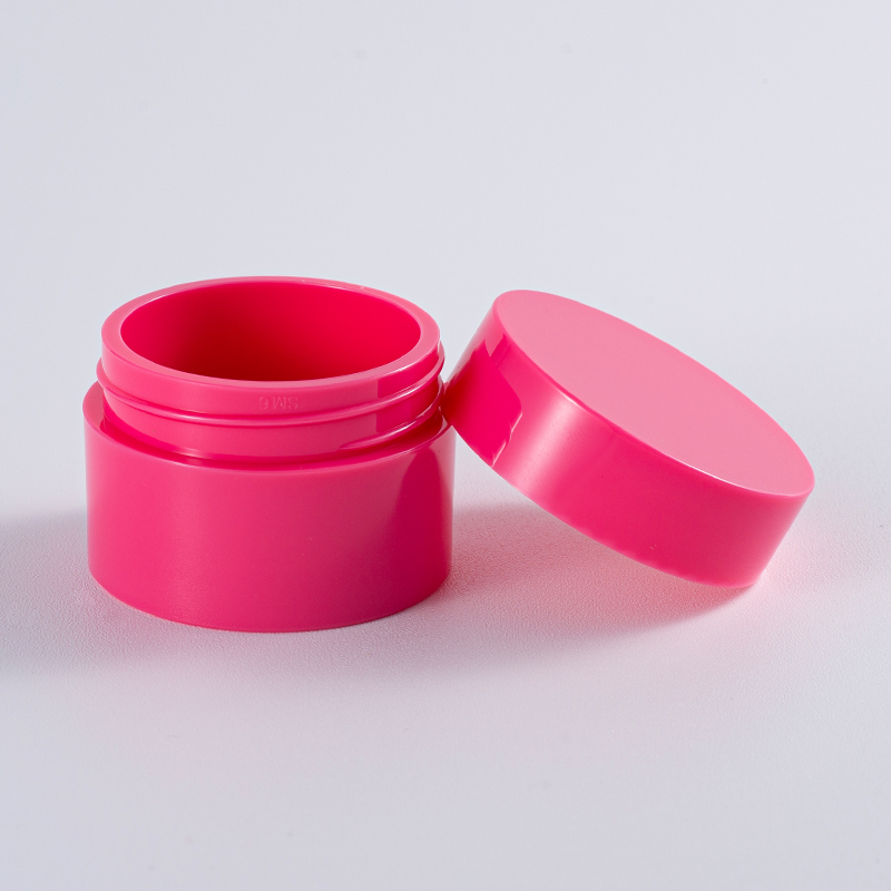 Candy-Colored Cylindrical Cream Jar