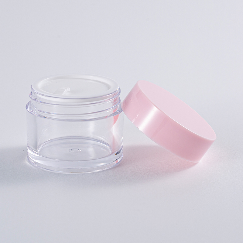 Candy-Colored Cylindrical Cream Jar