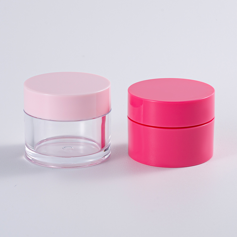 Candy-Colored Cylindrical Cream Jar