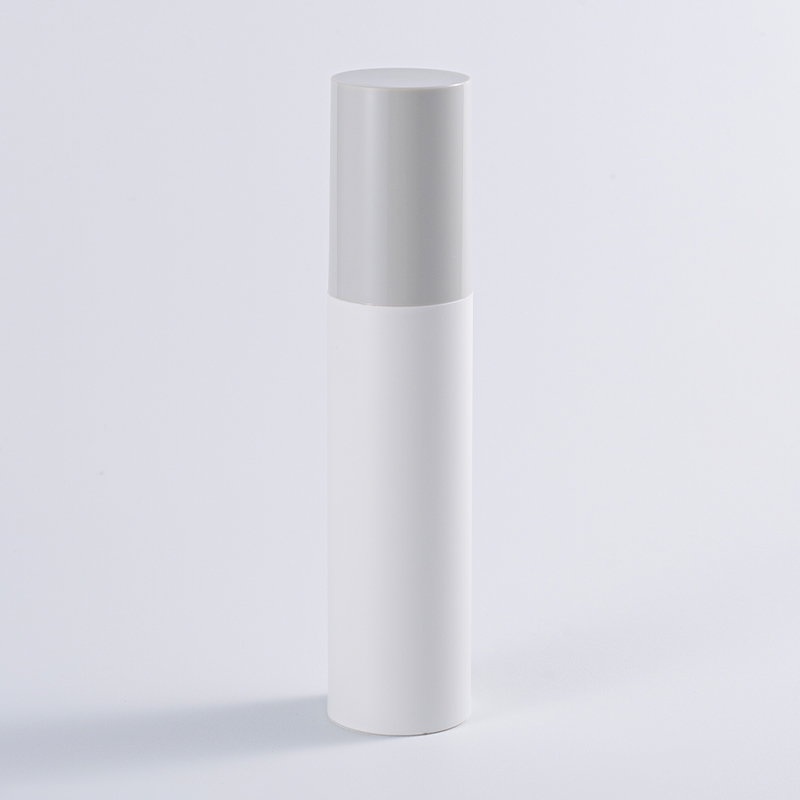 Color-block Cylindrical Airless Pump Bottle